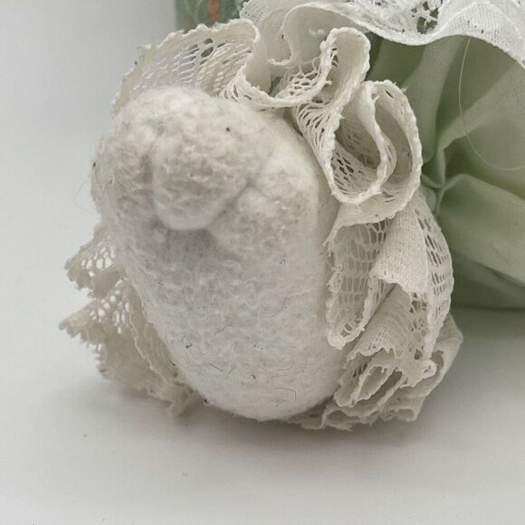 3 Handmade Bunny Rabbits Easter Spring Decor Vintage Cottagecore Stuffed Animals - Picture 11 of 17